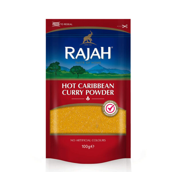 Rajah Caribbean Hot Curry Powder 100g