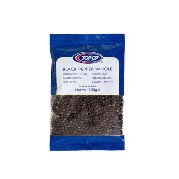 Top-Op Black Pepper Whole 100g