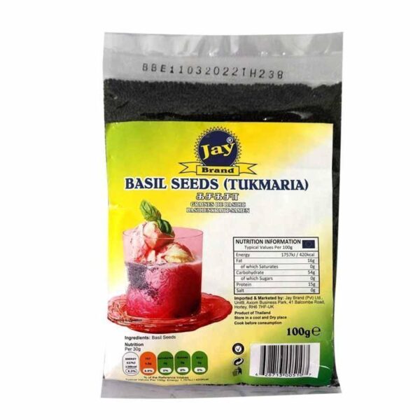 Jay Brand Basil Seeds 100g