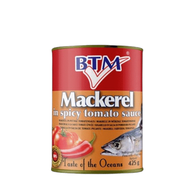 BTM Mackerel In Spicy Tomato Sauce 425gm
