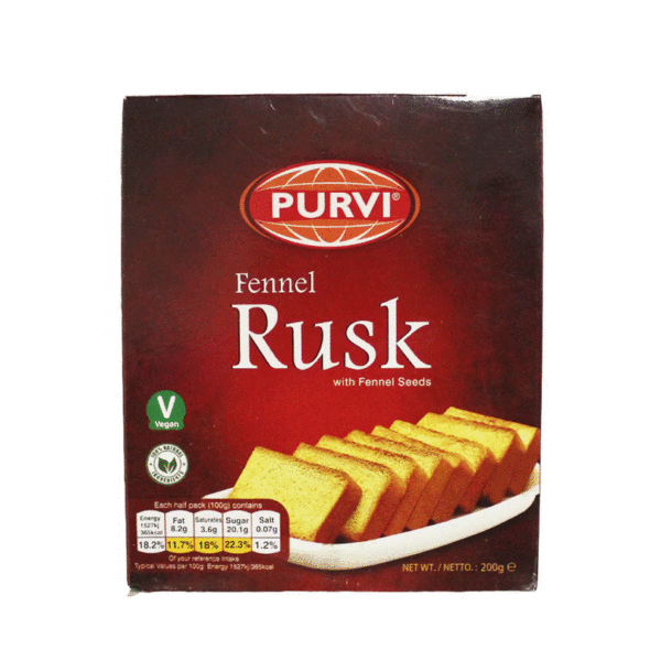 Purvi Fennel Rusk - 200g