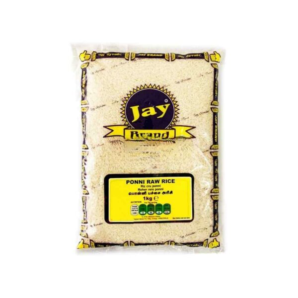 Jay Ponni Raw Rice 1Kg